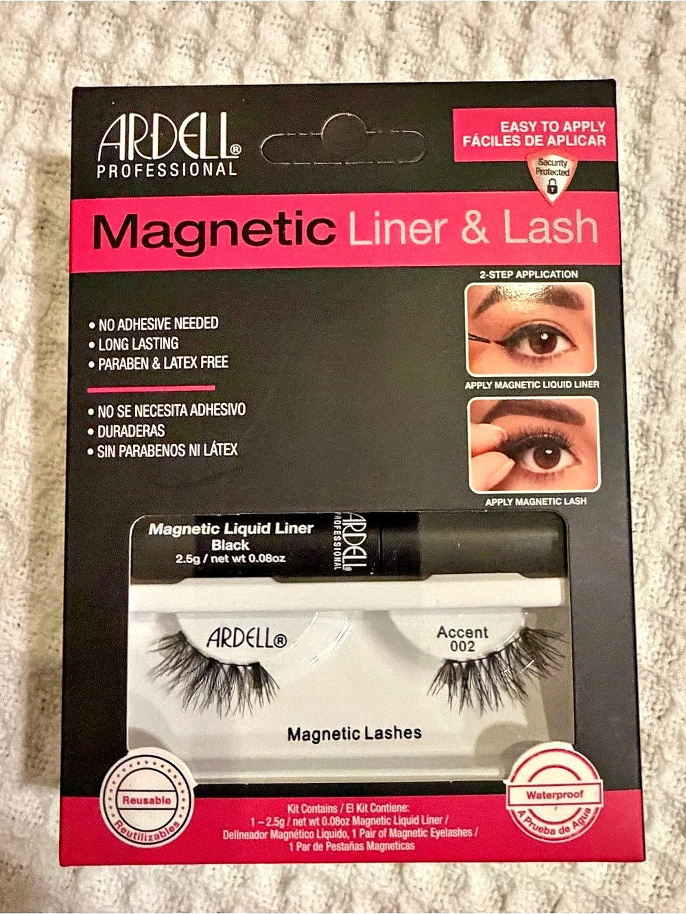 Ardell Magnetic Liner & Lash Accent 002 Black NWT